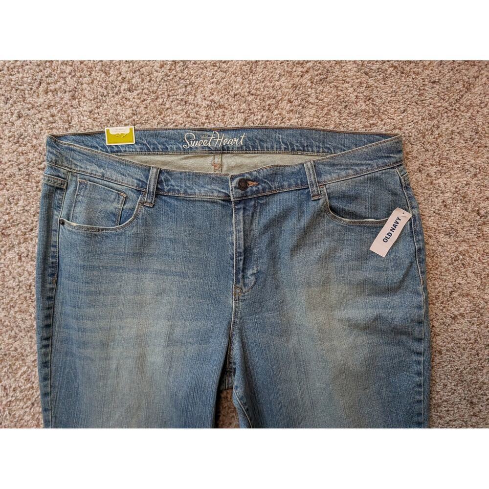 OLD NAVY Woman's Jeans/Pants SWEETHEART, size 18; SHORT/PETITE, Bootcut, NWT - Picture 10 of 13